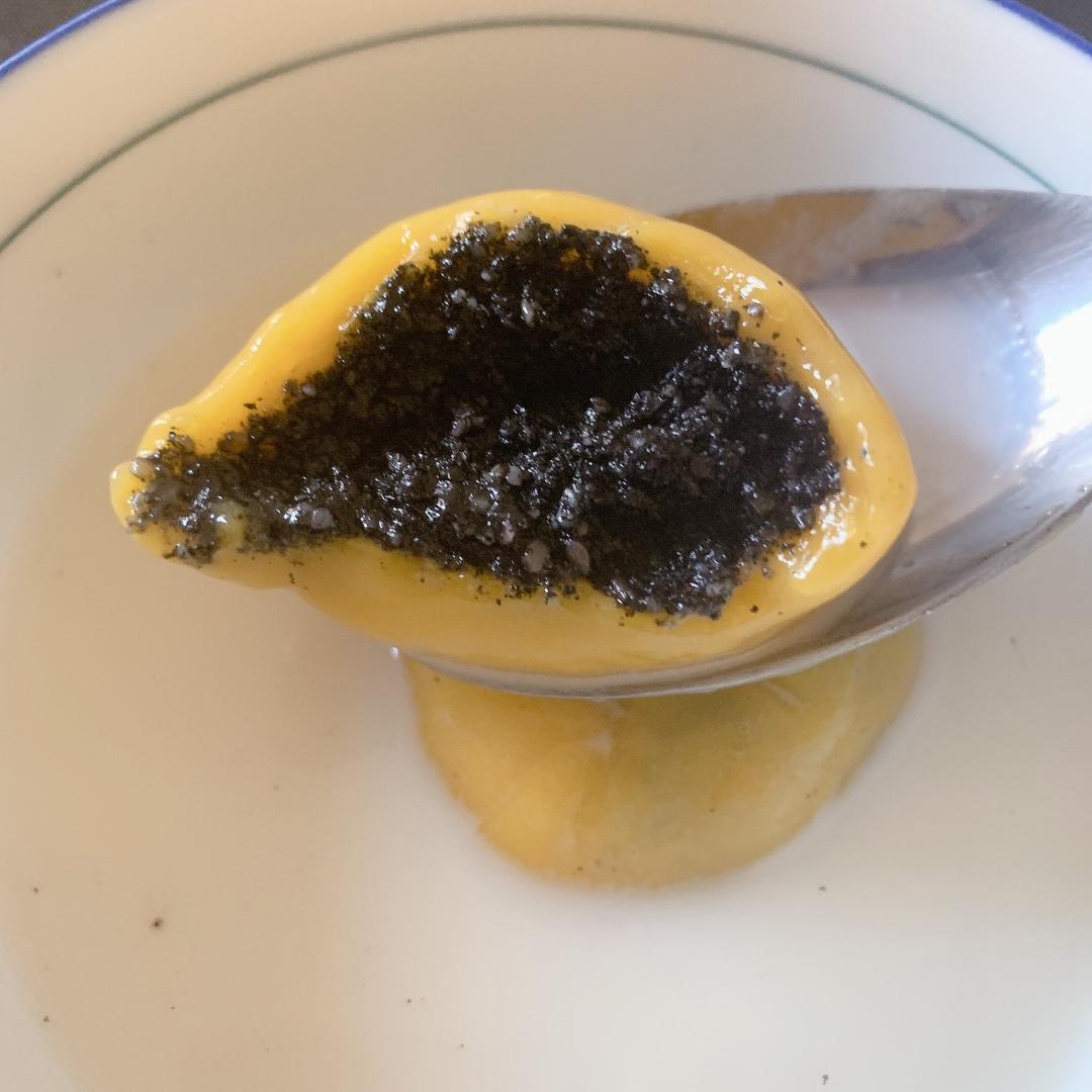 南瓜汤圆（黑芝麻馅）