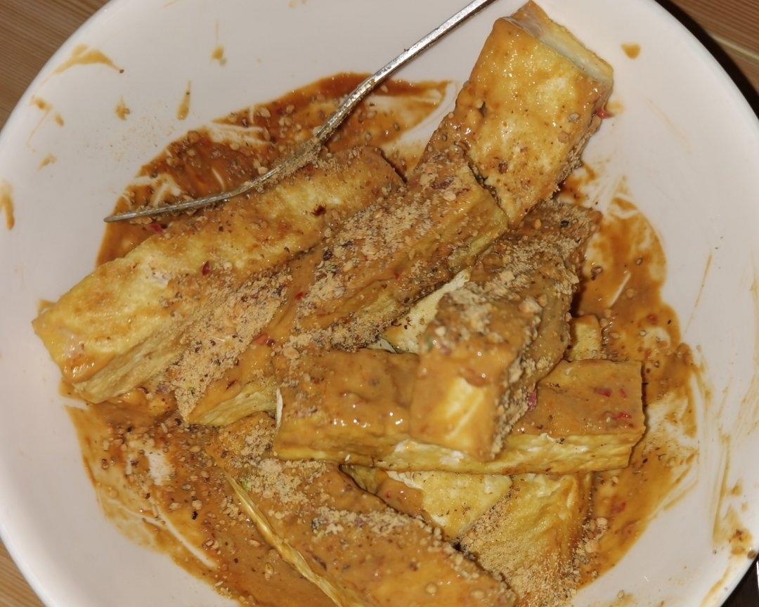 自制炸臭豆腐
