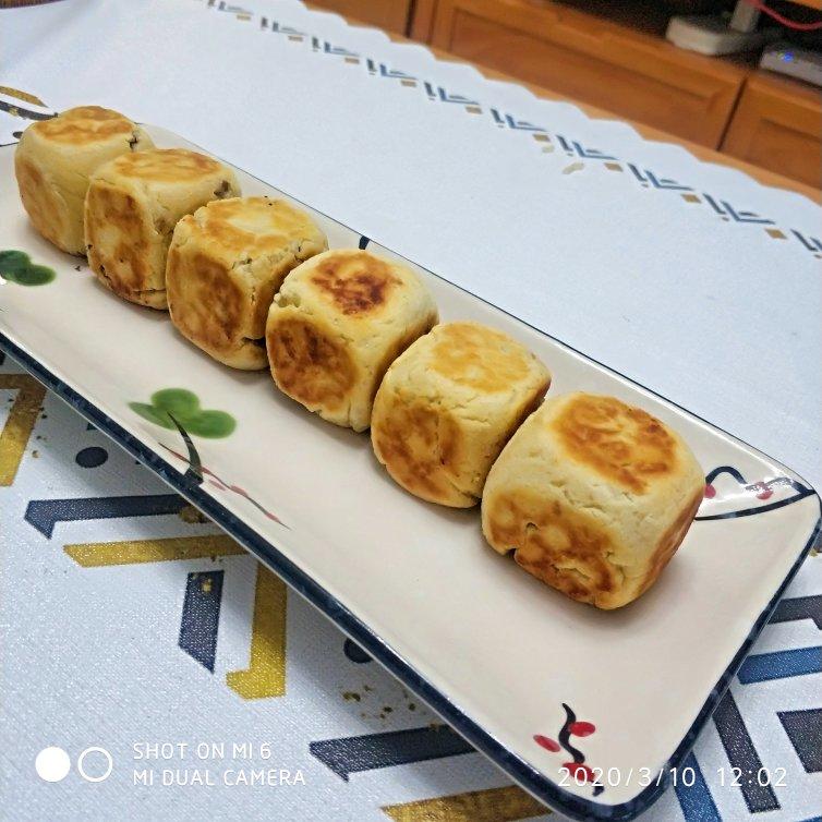 网红爆浆香芋紫薯仙豆糕，只需一口平底锅