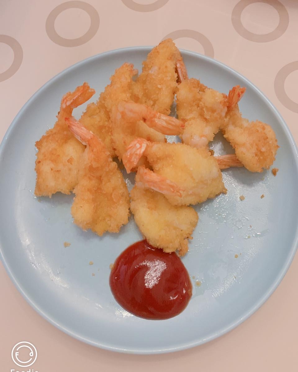 面包糠炸虾