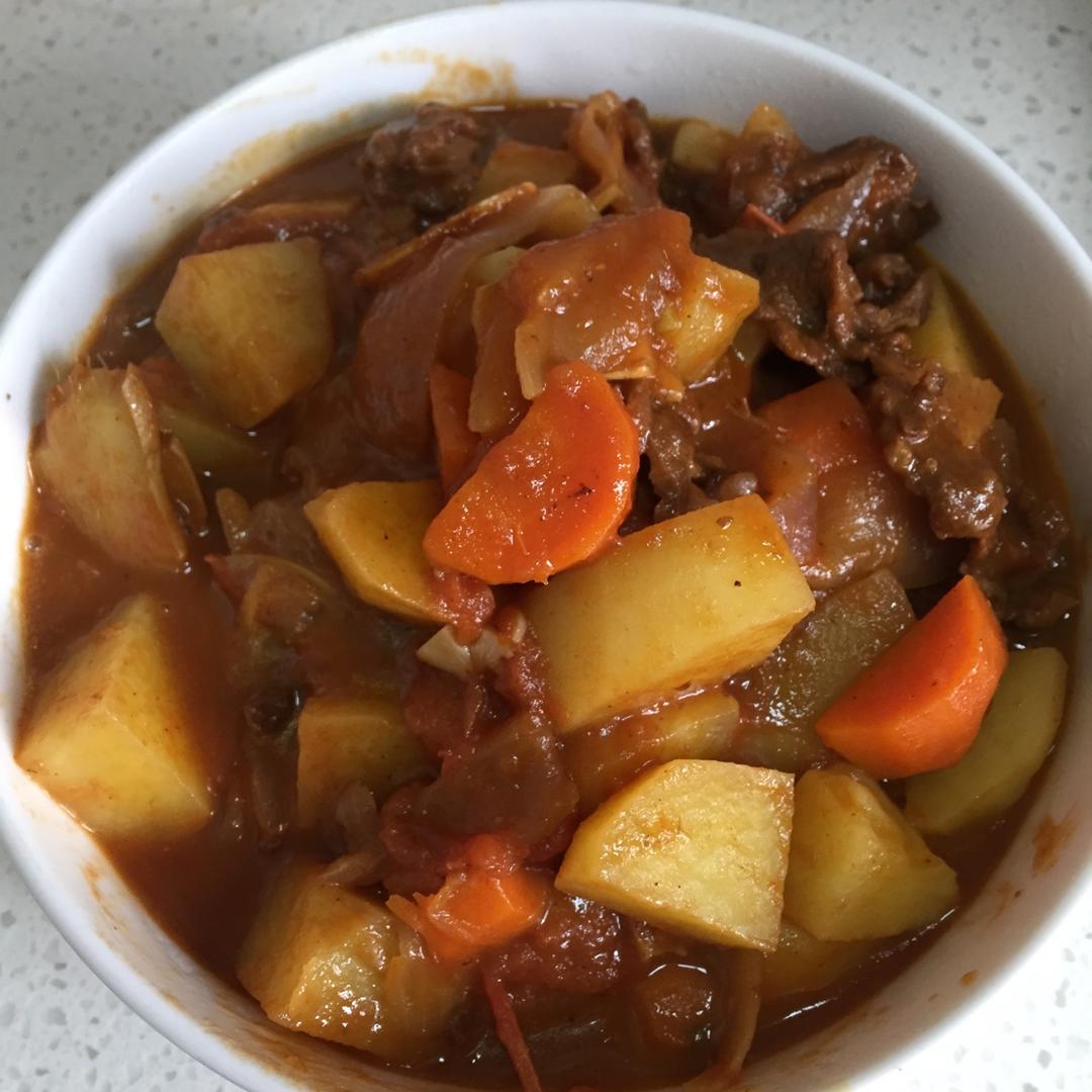 土豆炖牛肉