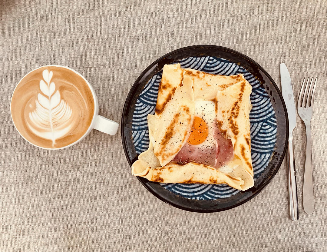 法式煎饼｜上海RACBAR鸡蛋培根可丽饼🍳