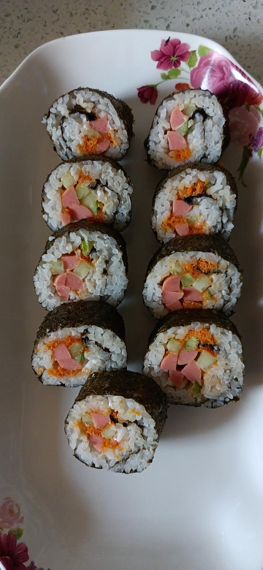 🍣家庭版寿司 | 无寿司醋、无寿司米版本👩🏻‍🍳