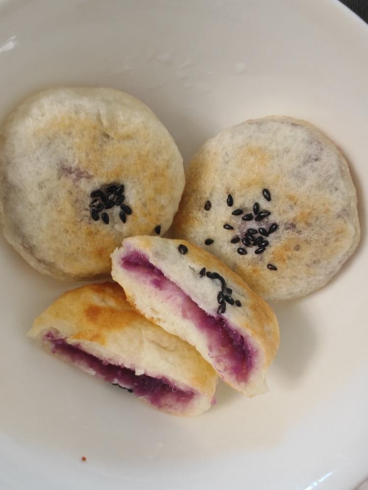 山药紫薯饼 宝宝爱吃