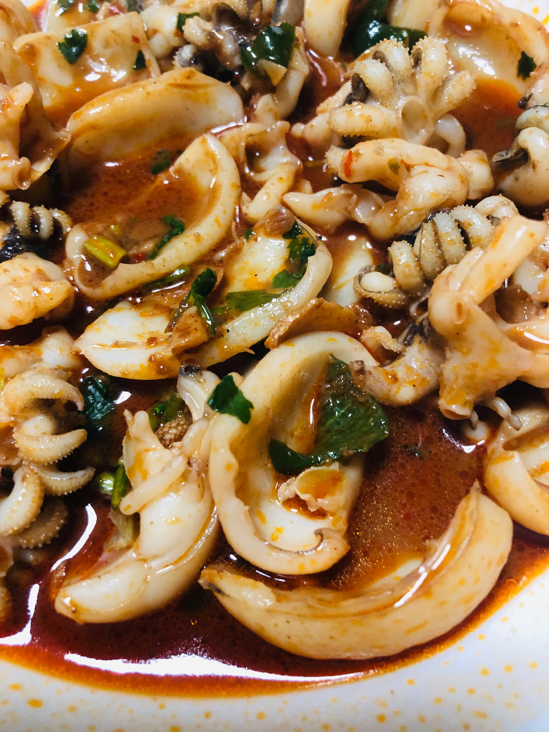 家常快手菜  酱爆墨鱼仔（15分钟搞定）