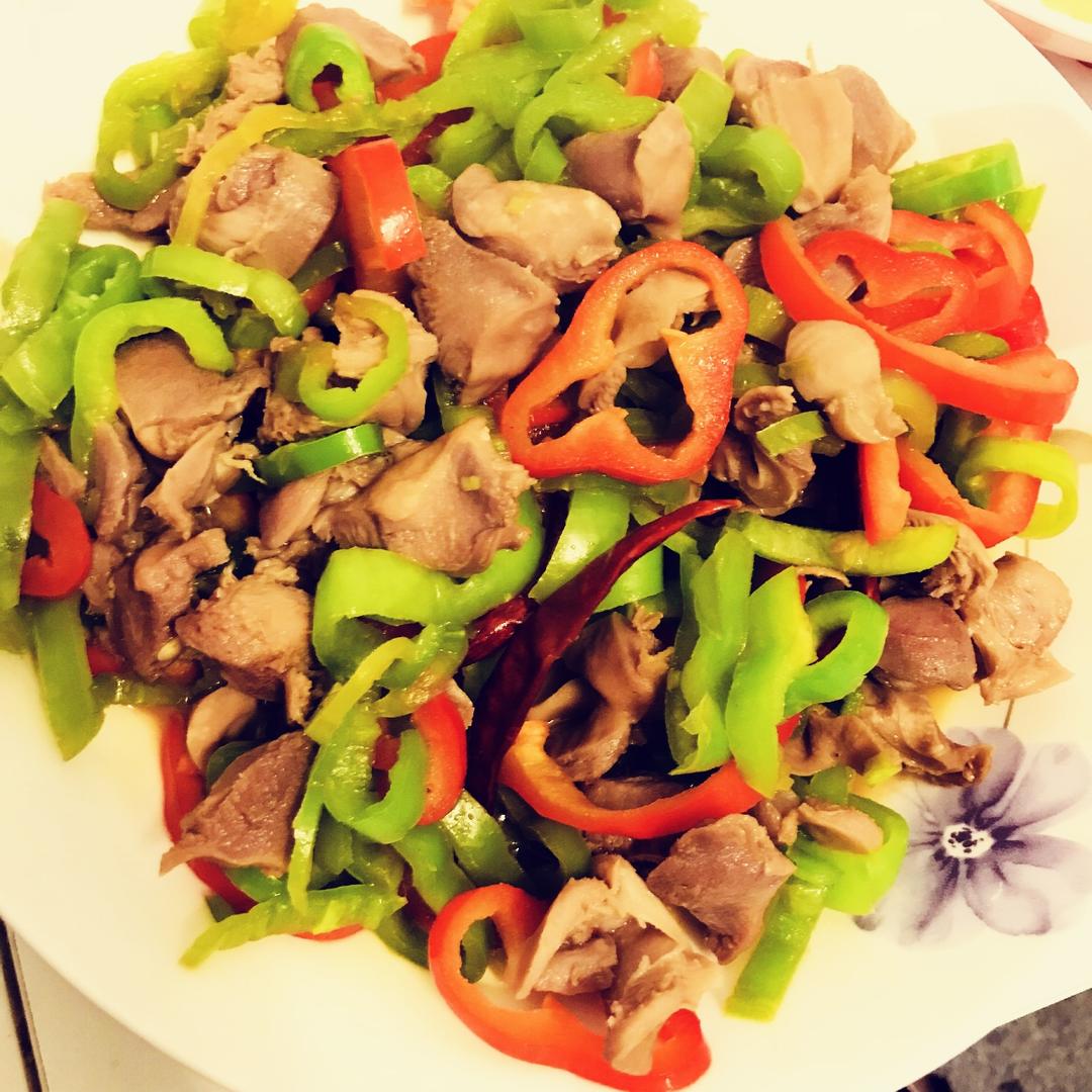 小炒鸡胗