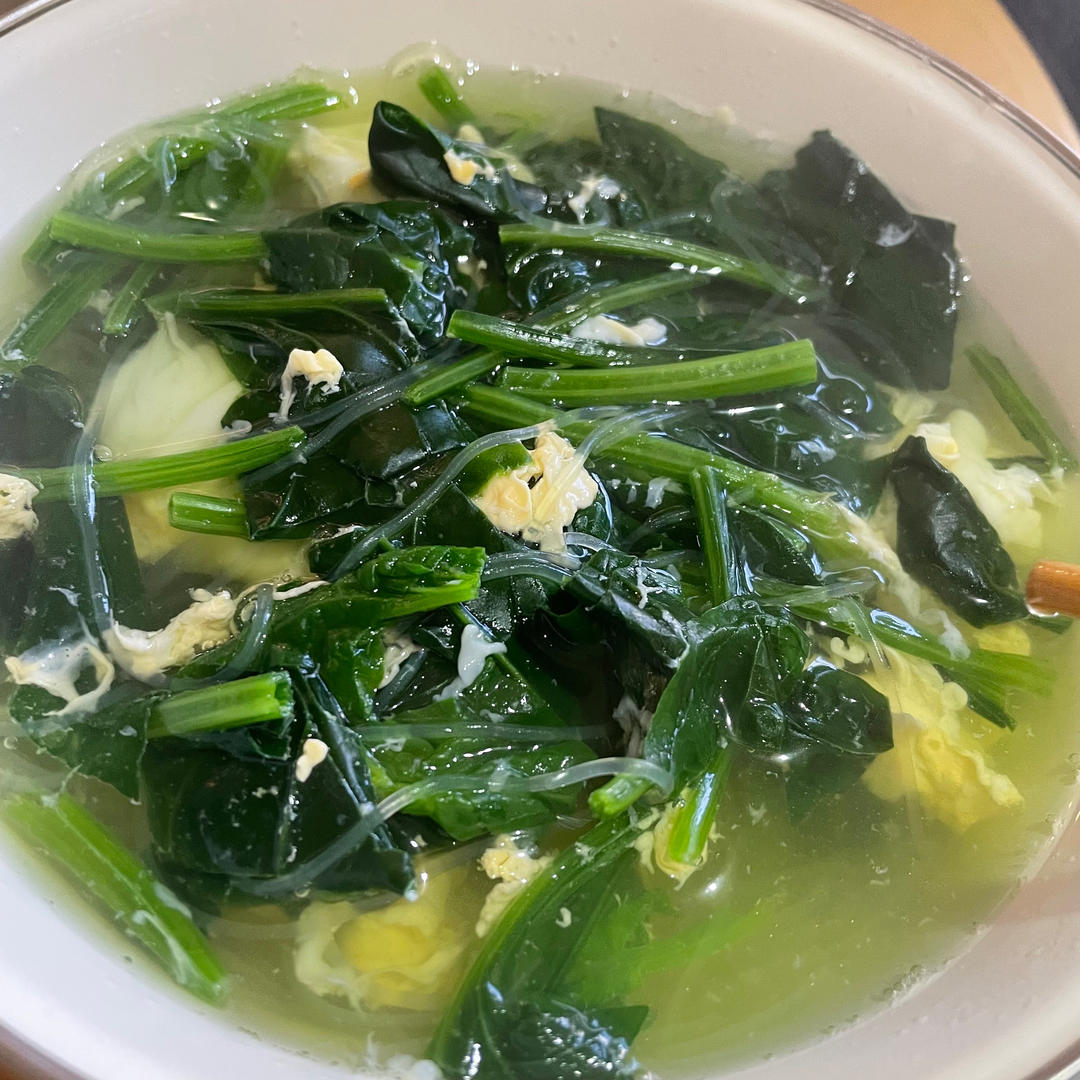菠菜鸡蛋汤