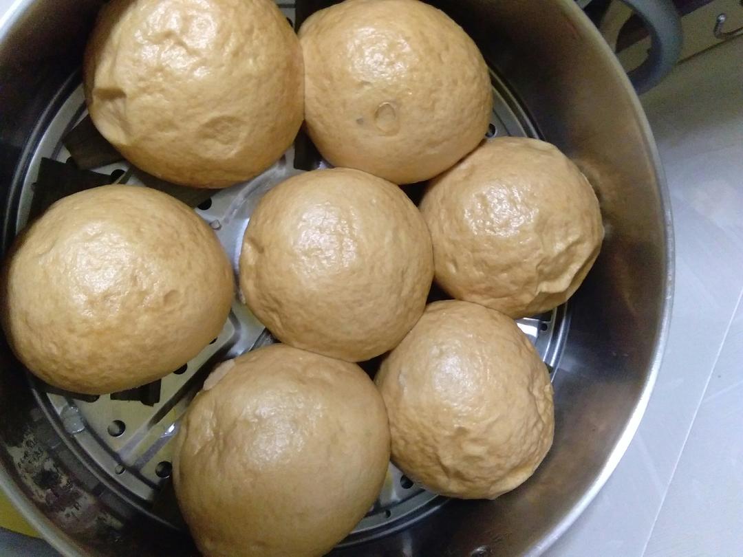 有着面包口感的红糖馒头（一次发酵）