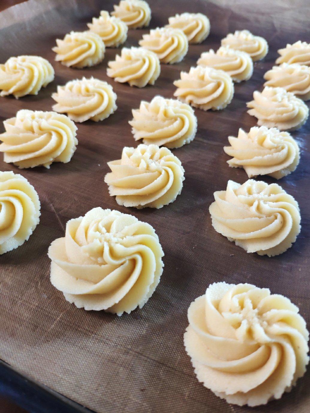 零失败花纹超级立体的黄油曲奇