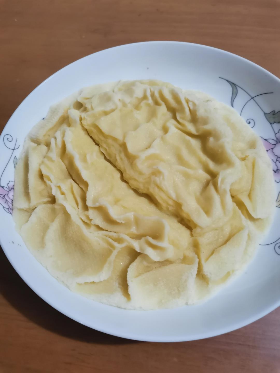 健康的蒸糯米粉蛋糕