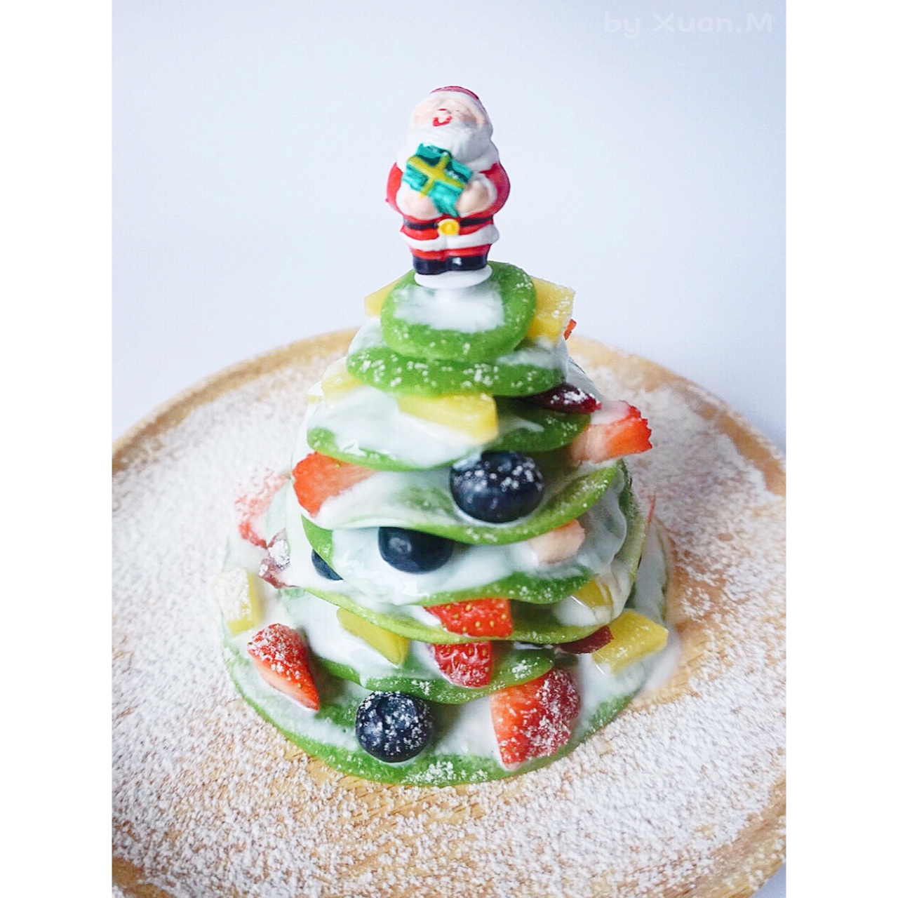 让你的圣诞节与众不同——圣诞树松饼（Christmas Tree Pancakes）