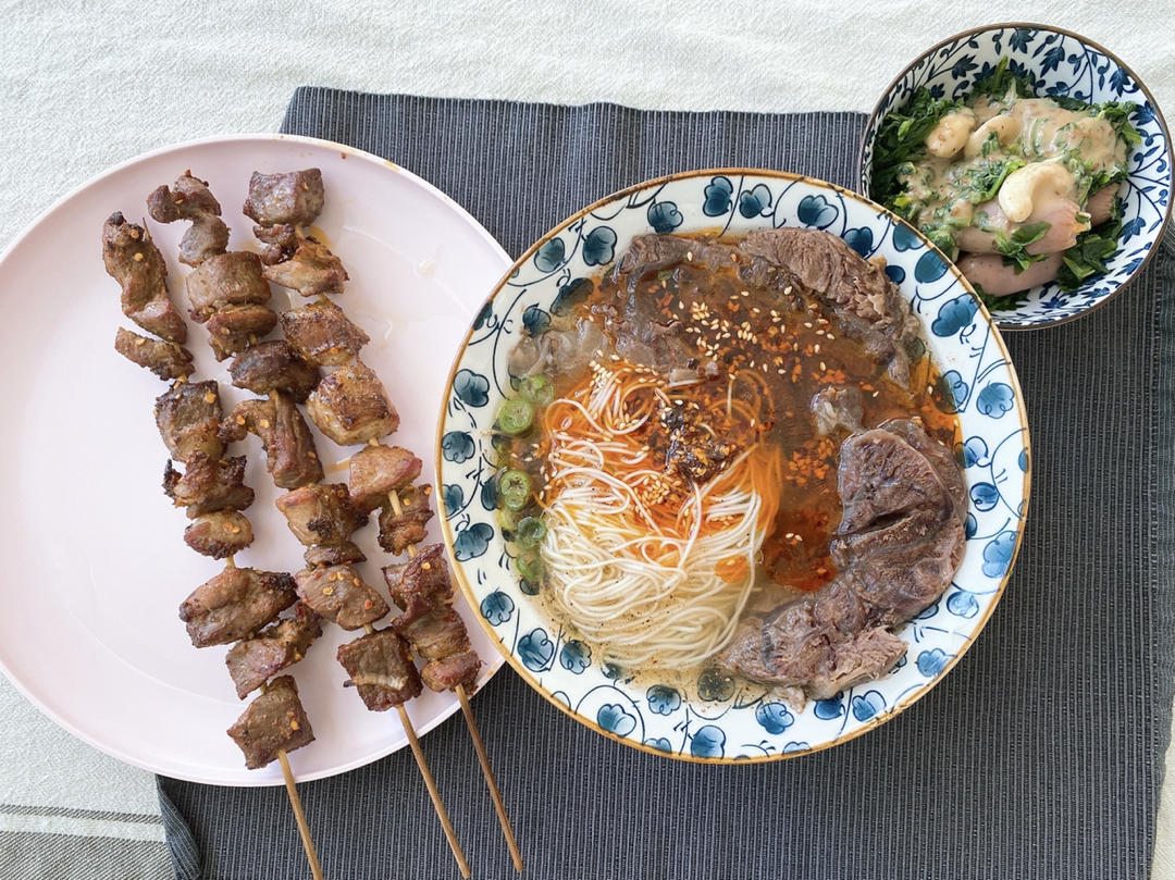 烤羊肉串
（烤箱版）
