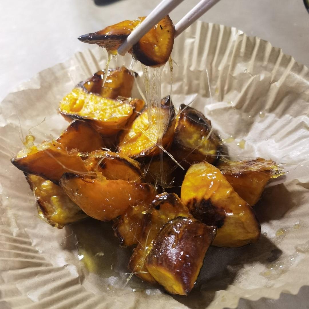 一次成功的拔丝红薯（附炒糖细节、拉丝视频）