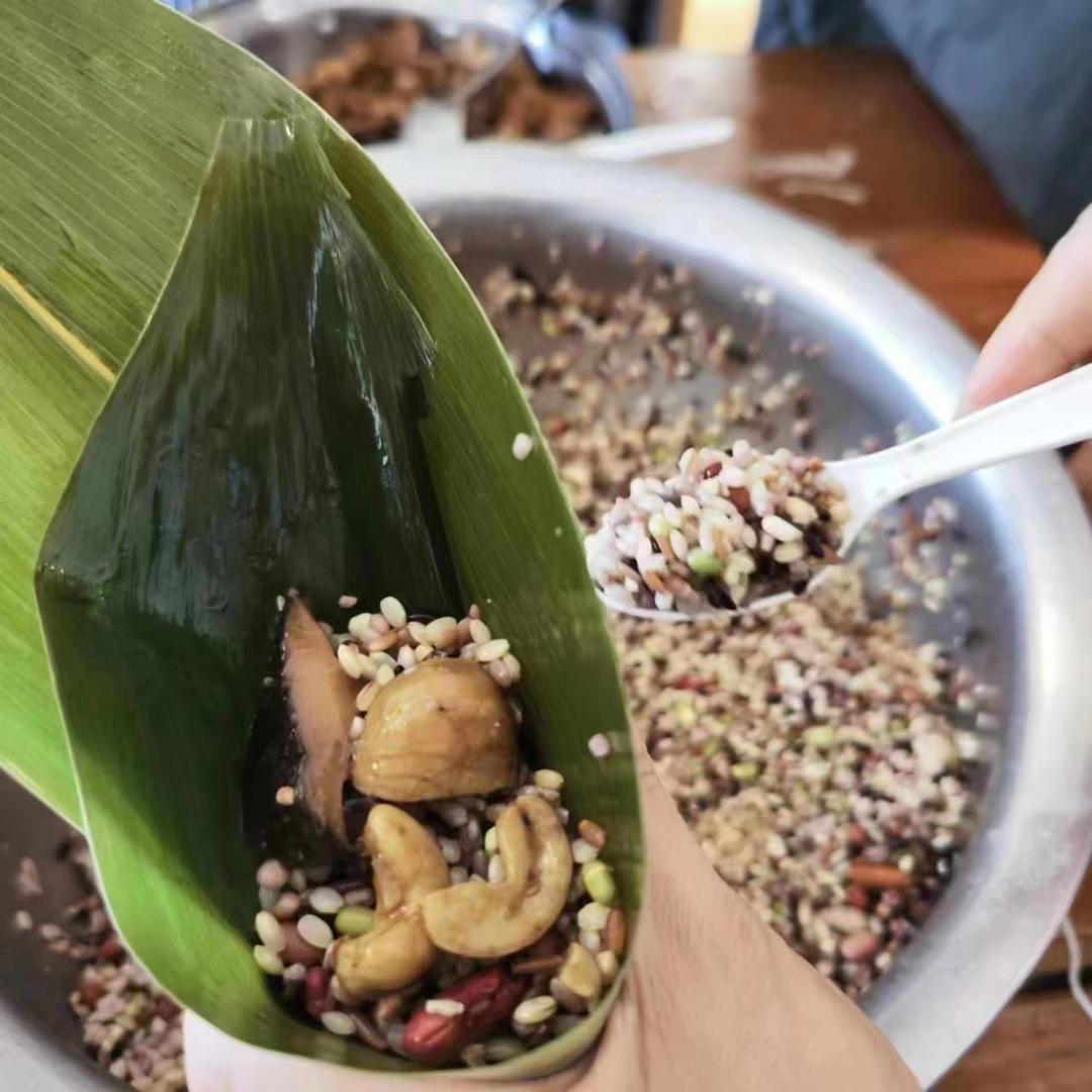 三鲜粽,纯素粽子的做法