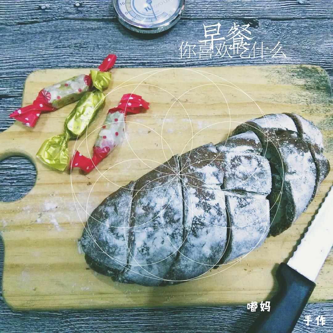 巧克力蔓越莓软欧 Rano Bread