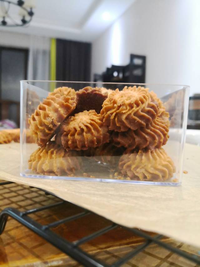 曲奇饼干，完美配方超好挤，酥到不敢碰，一个月还能酥掉渣