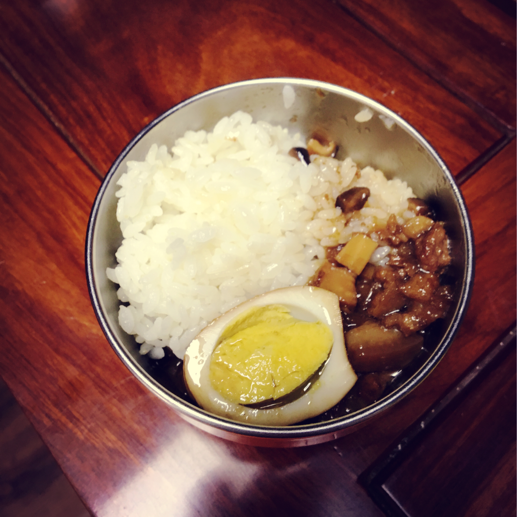 冬笋香菇卤肉饭（一碗饭俘获老公的胃）