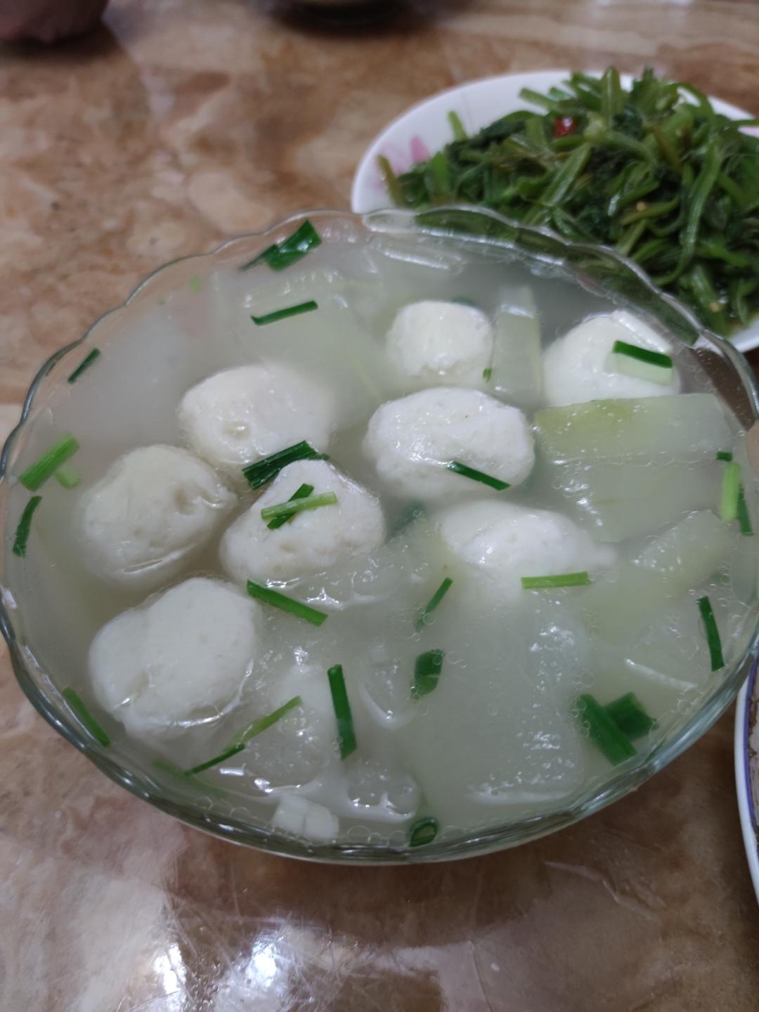 鱼丸冬瓜汤