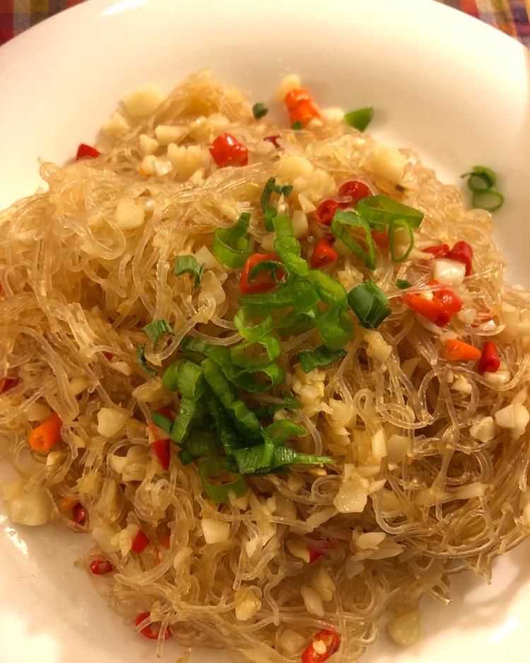 包菜鸡蛋炒粉丝