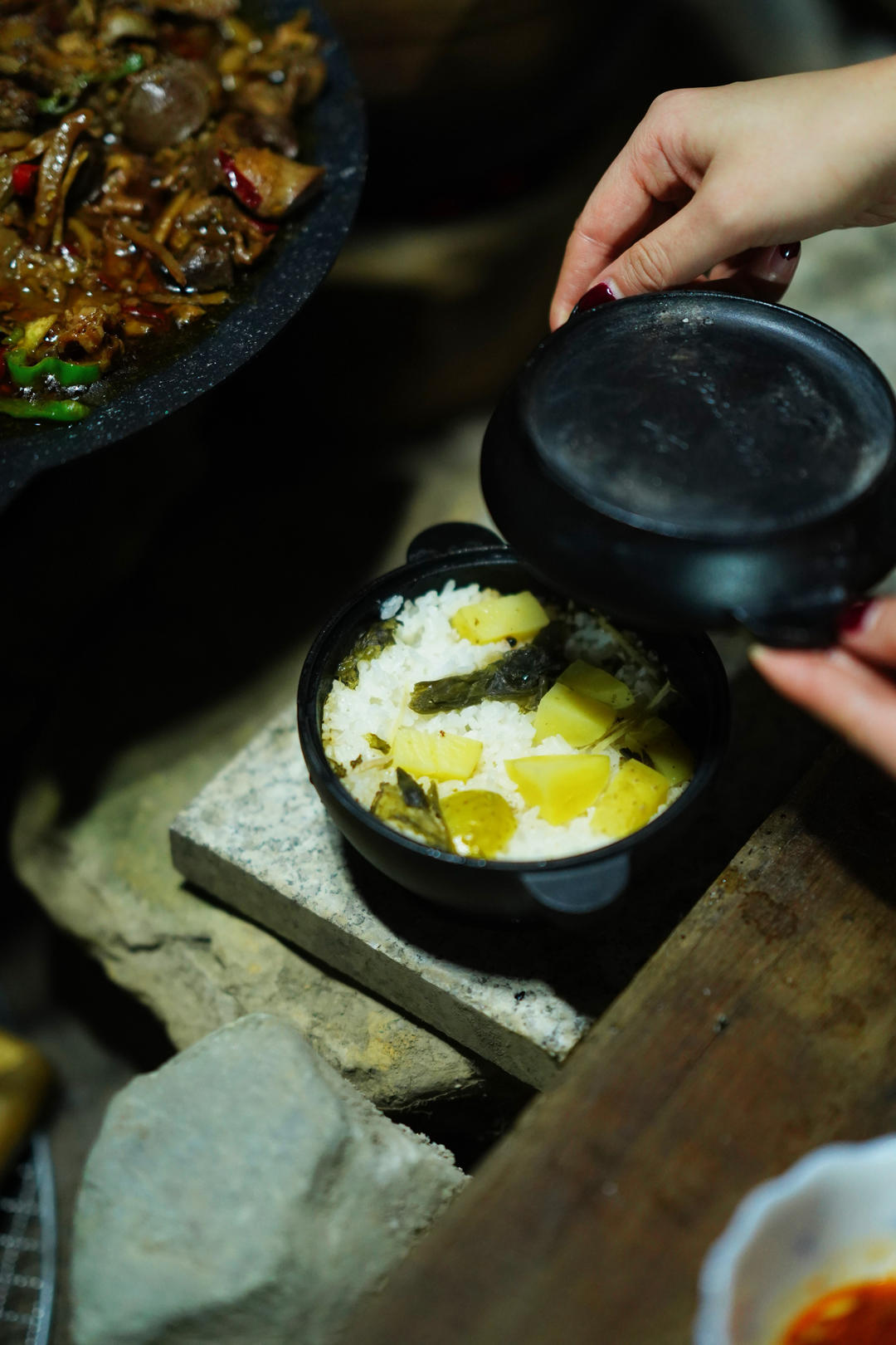 土豆饭，香掉牙的锅巴洋芋饭