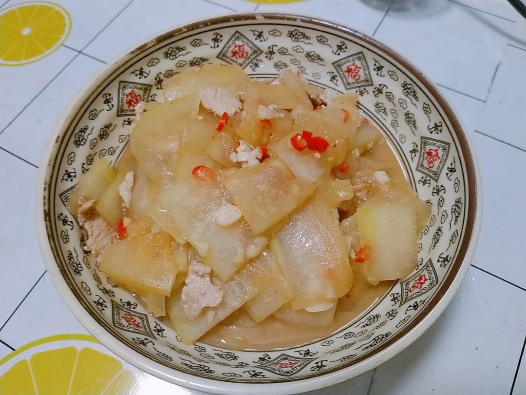 青椒@冬瓜炒肉
