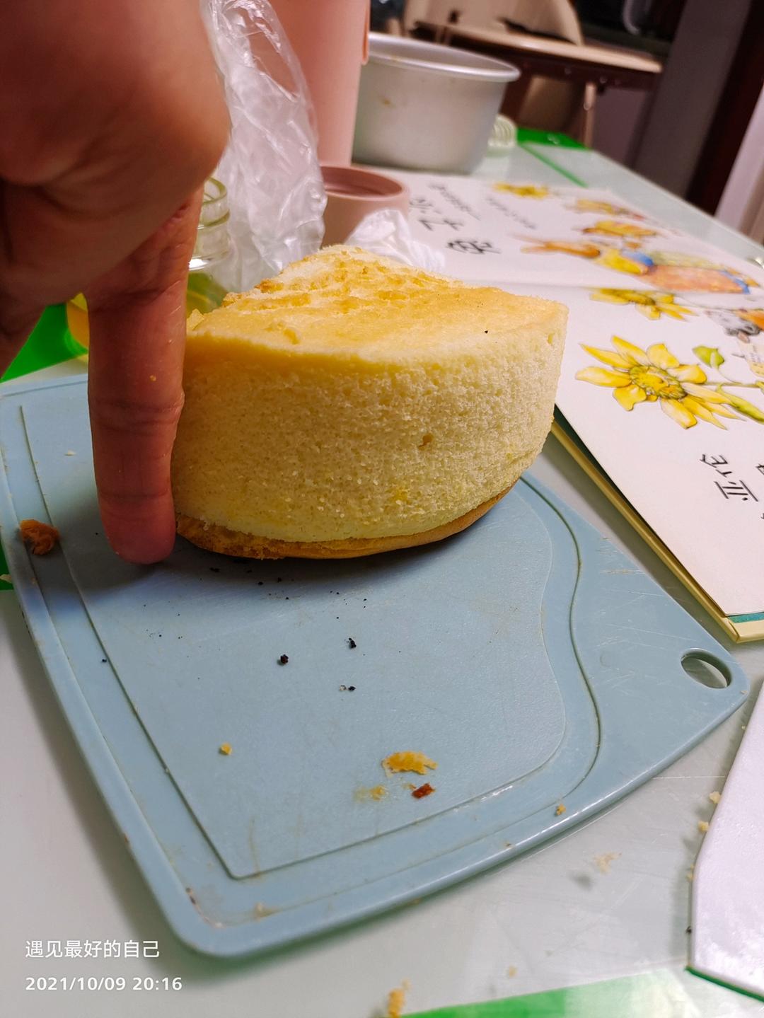 超柔软6寸戚风蛋糕(附8寸配方)零失败 超详细‼️含操作视频