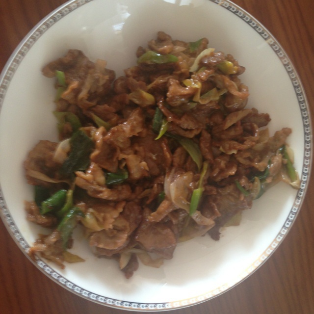 葱爆羊肉