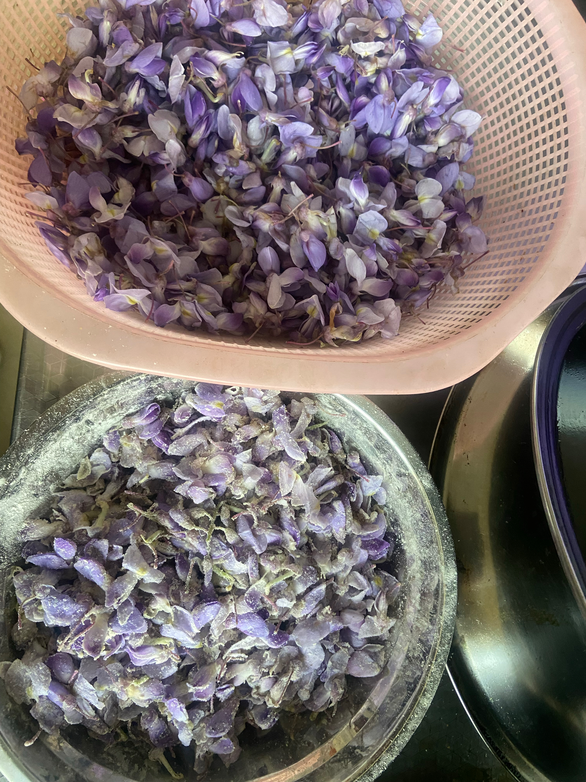 蒸紫藤花