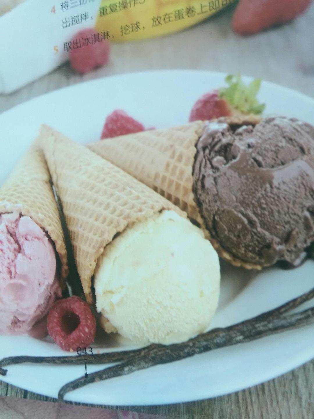 冰淇淋蛋卷的做法