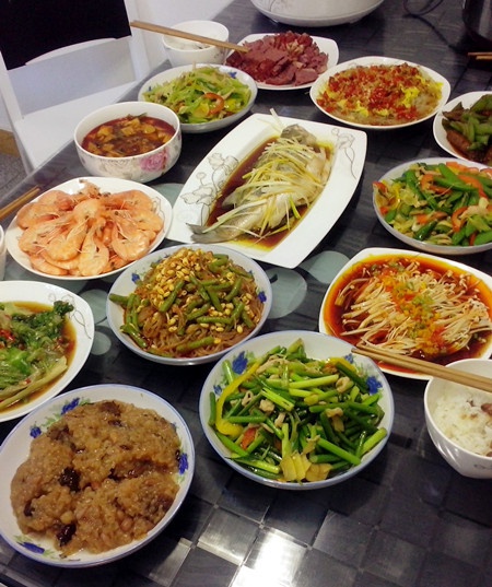 丰盛的一餐