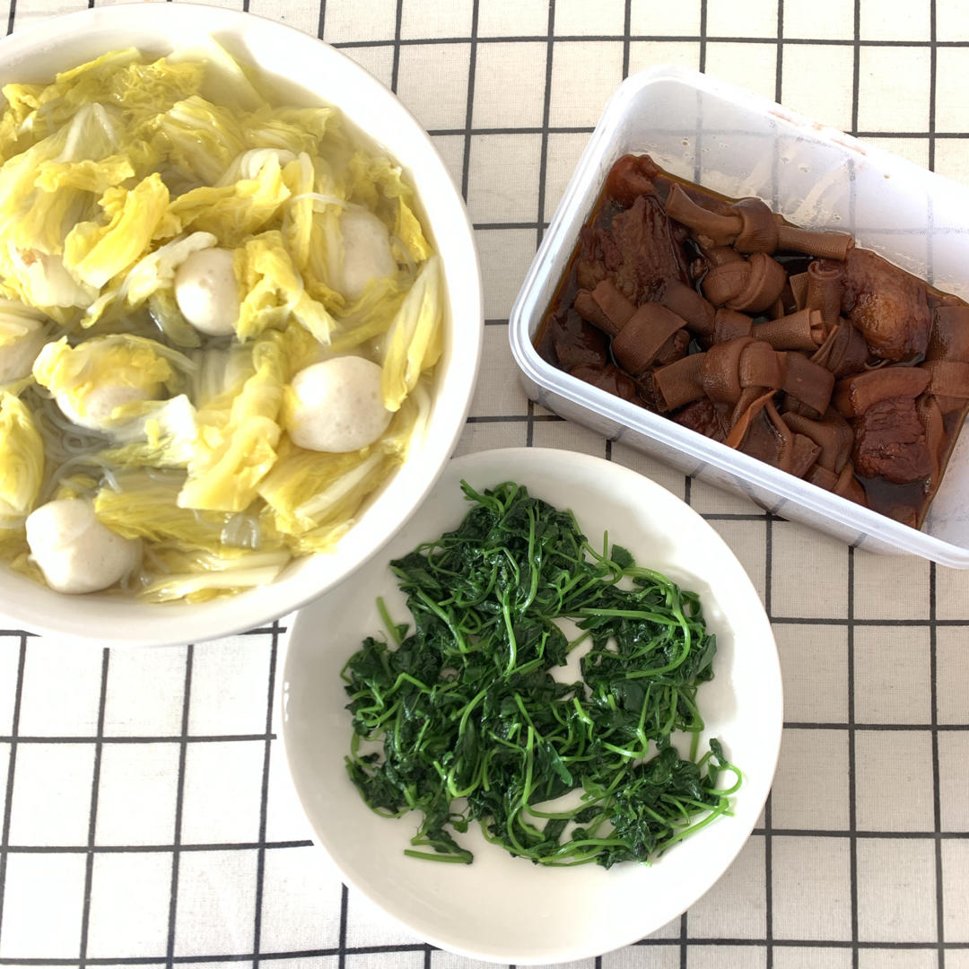 简单的白菜粉丝汤