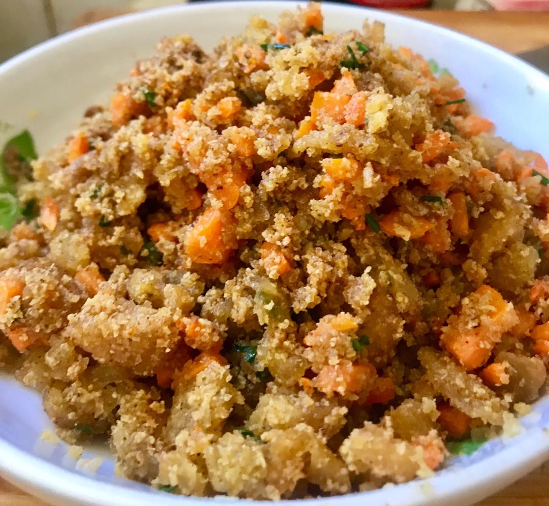 马宝宝的妈咪做的蛋炒豆渣