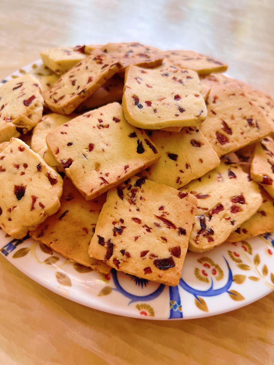 低糖少油版蔓越莓饼干