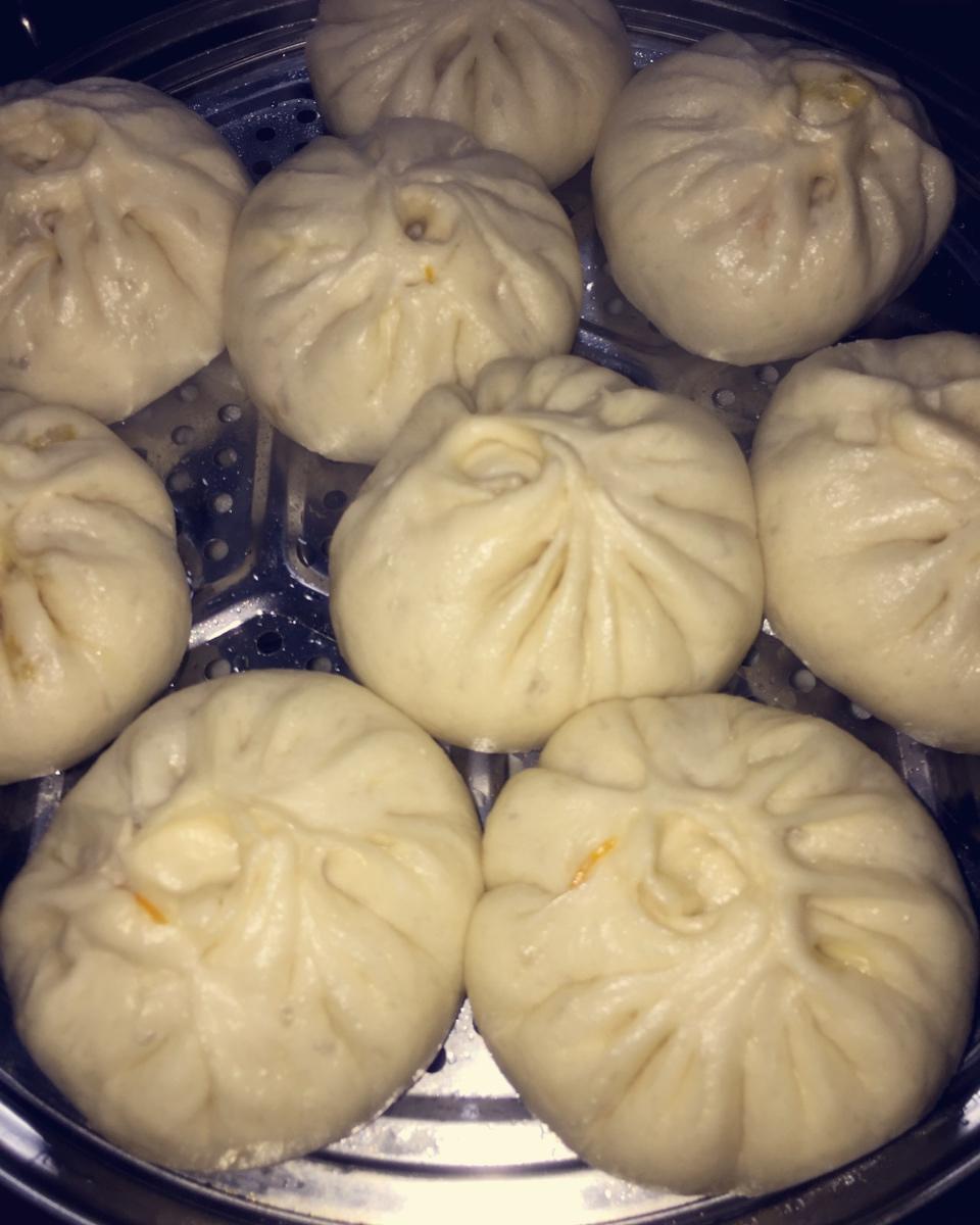 胡萝卜木耳鸡蛋素包子