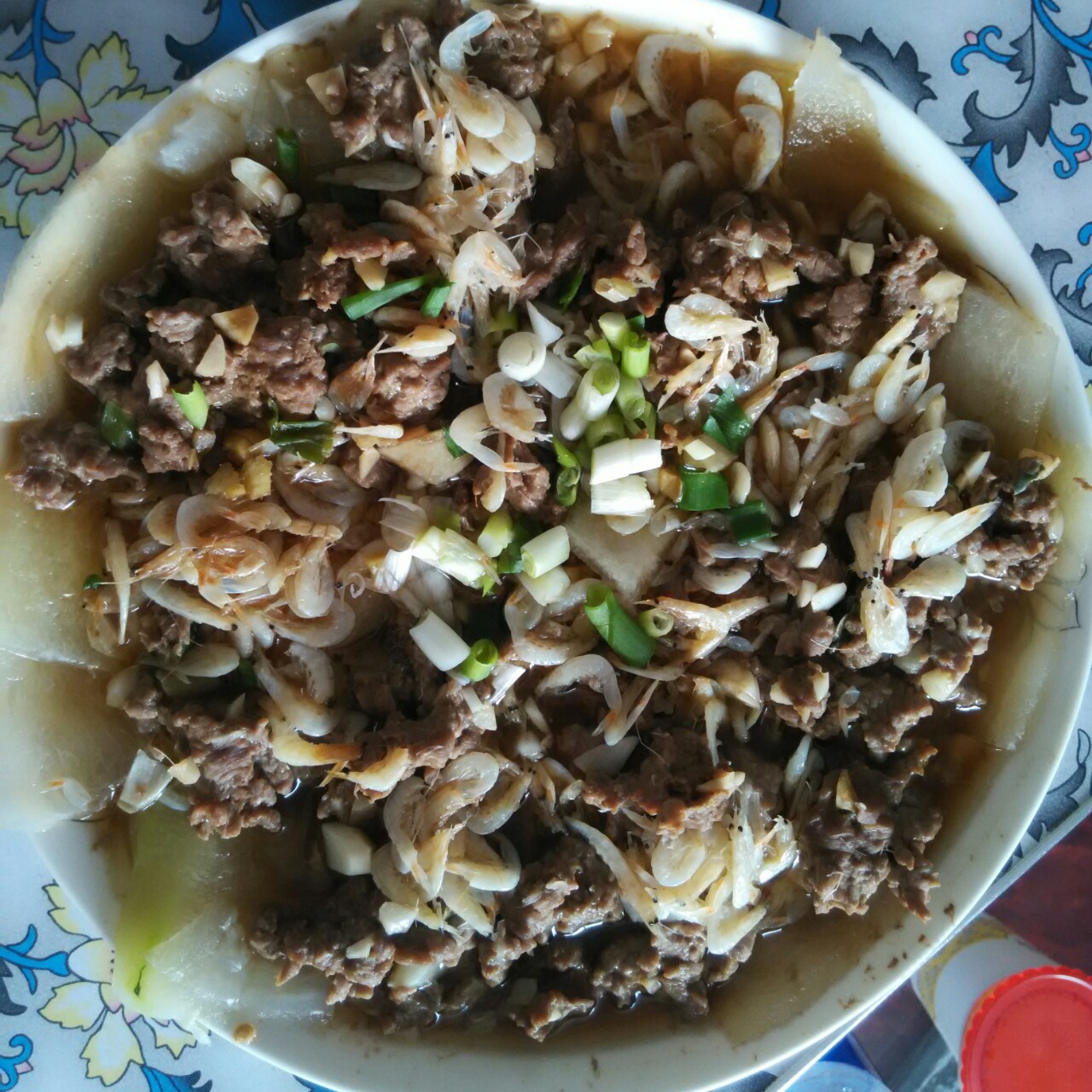 肉末清蒸冬瓜