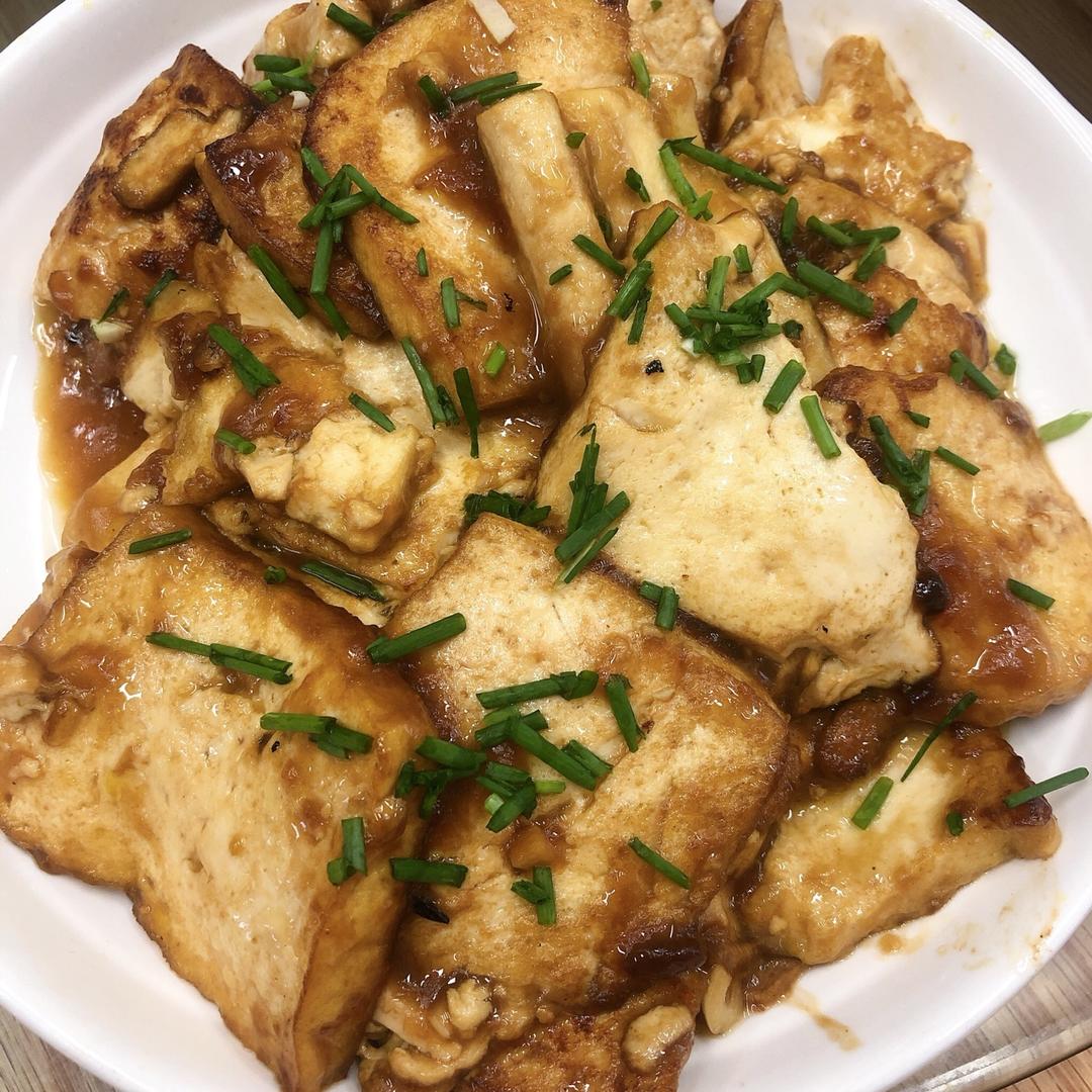 无敌好吃的香煎豆腐