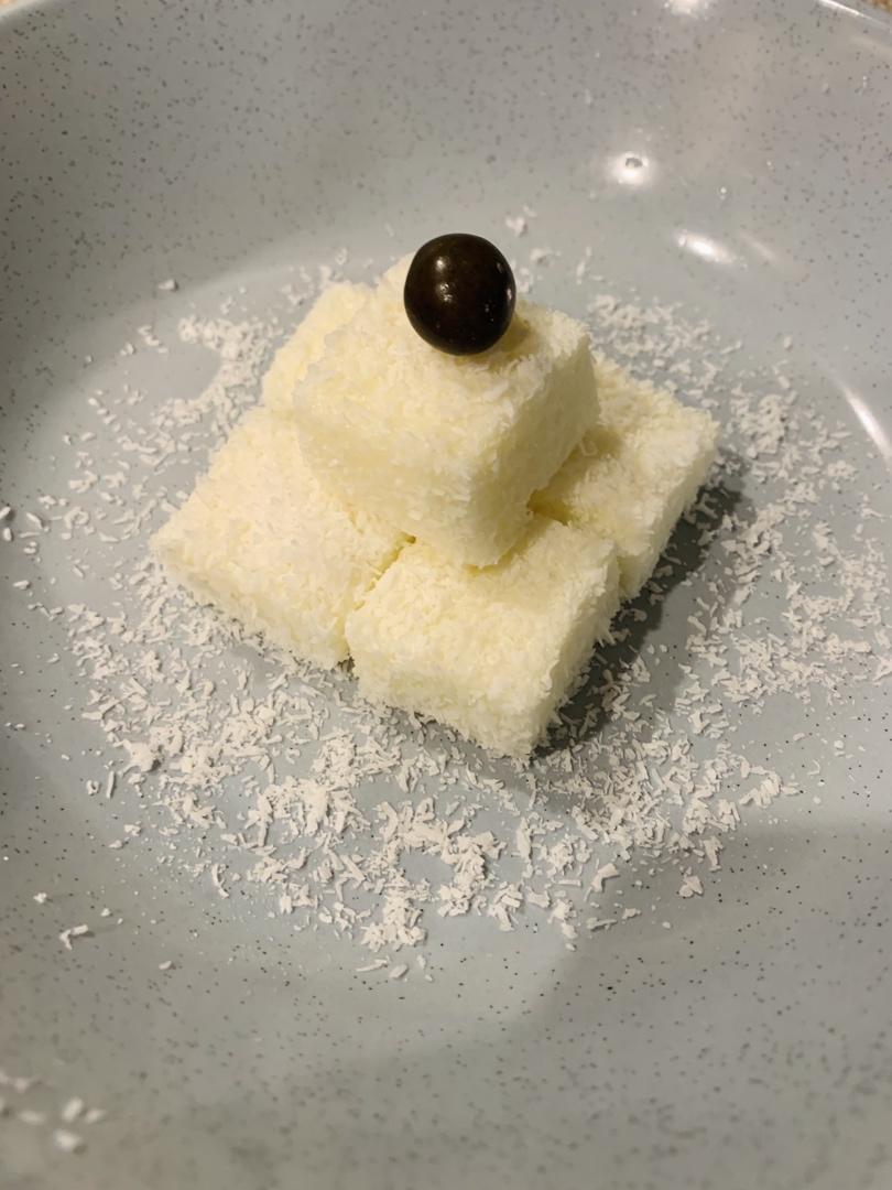 超简单！巨好吃！椰蓉牛奶小方（无需奶油炼乳）一次成功