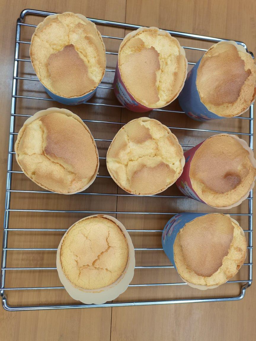 纸杯蛋糕 8寸戚风蛋糕的量