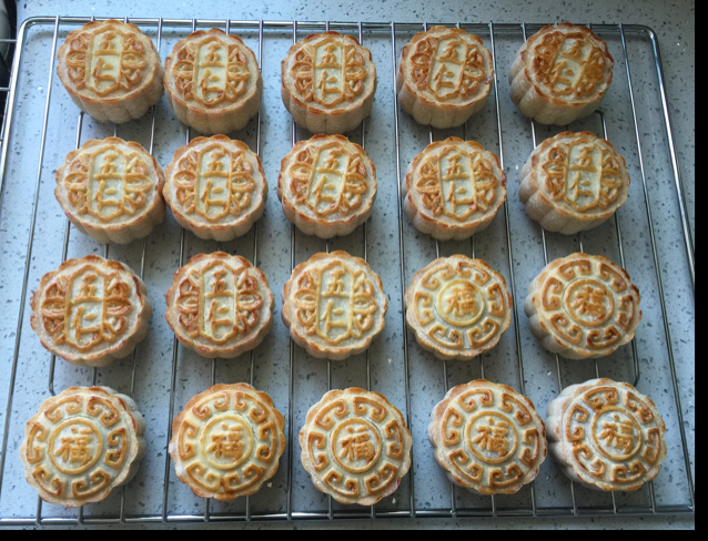 金沙奶黄月饼