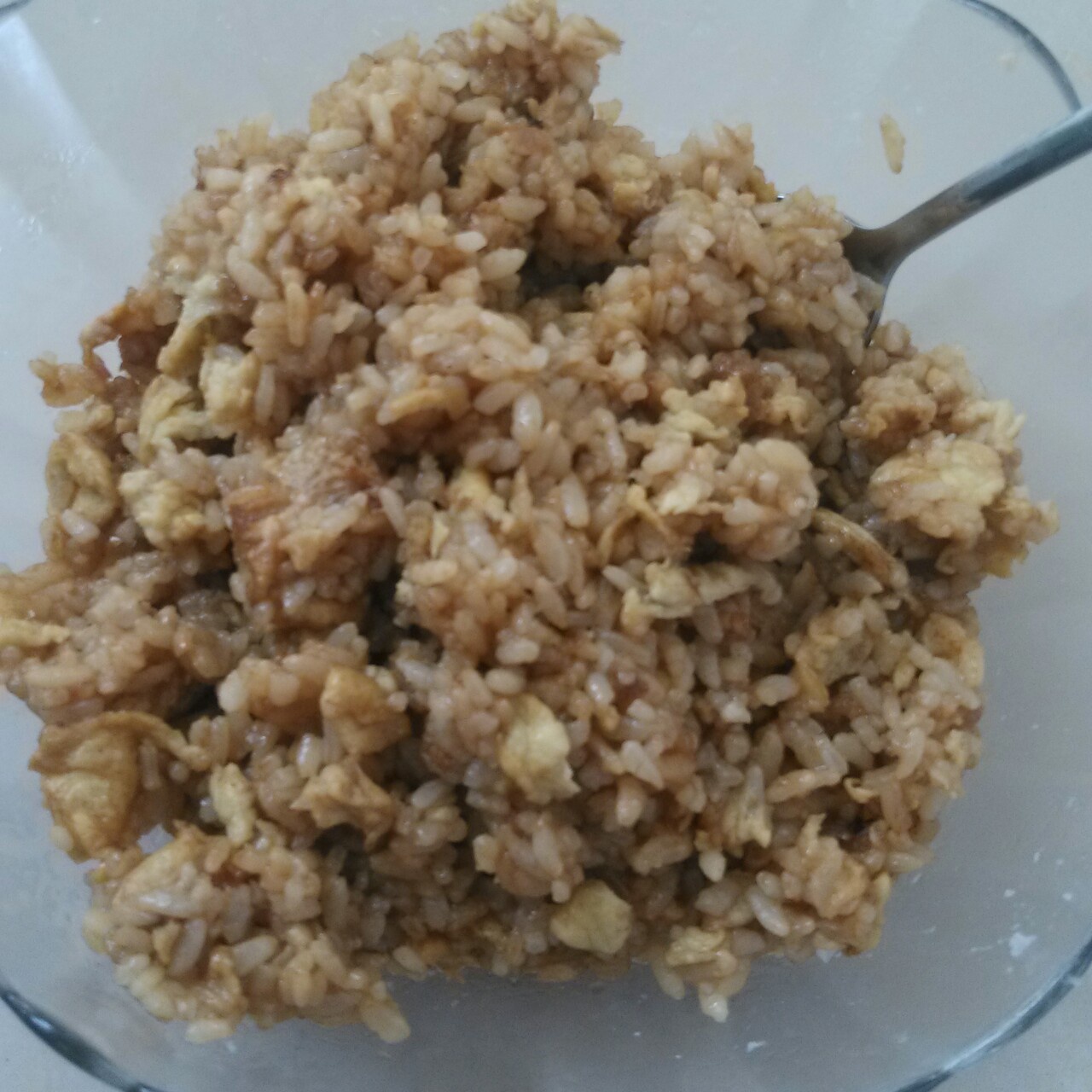 小时候的酱油炒饭
