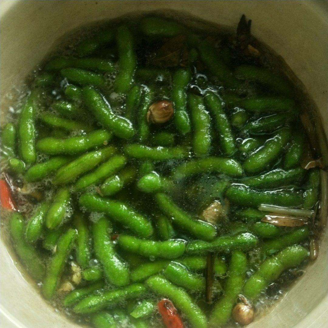 香辣煮毛豆.五香毛豆