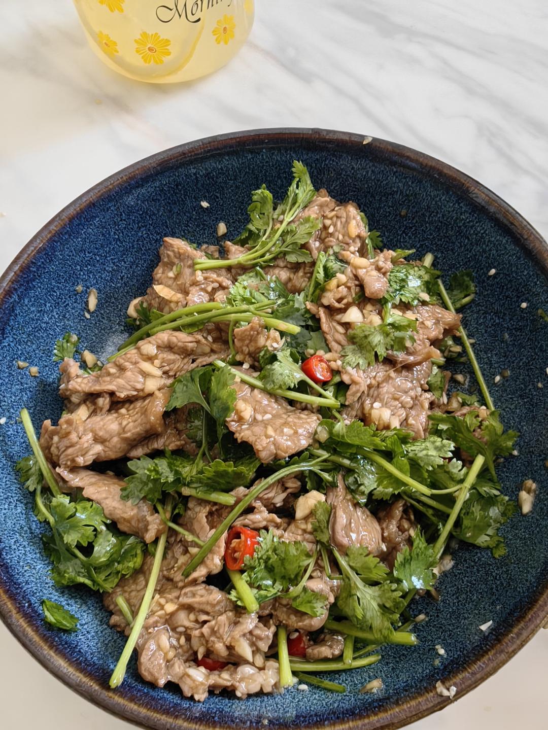 超级快手香菜拌牛肉