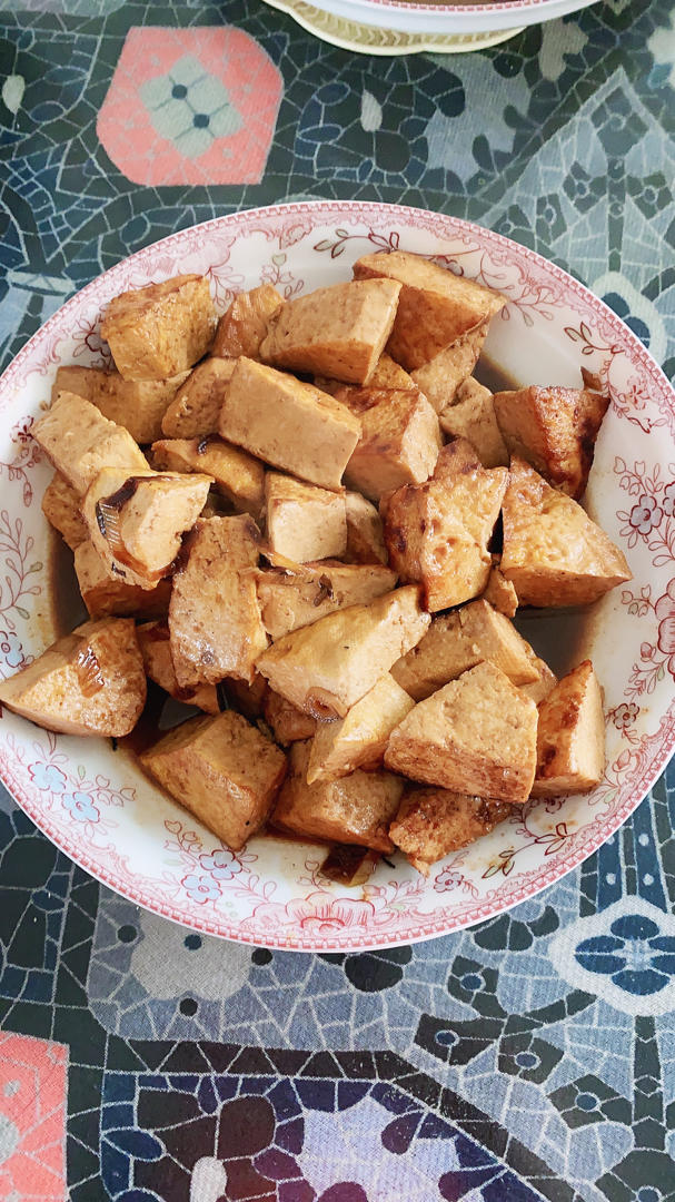 大葱烧豆腐