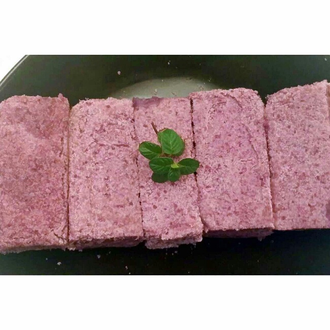 紫薯松糕