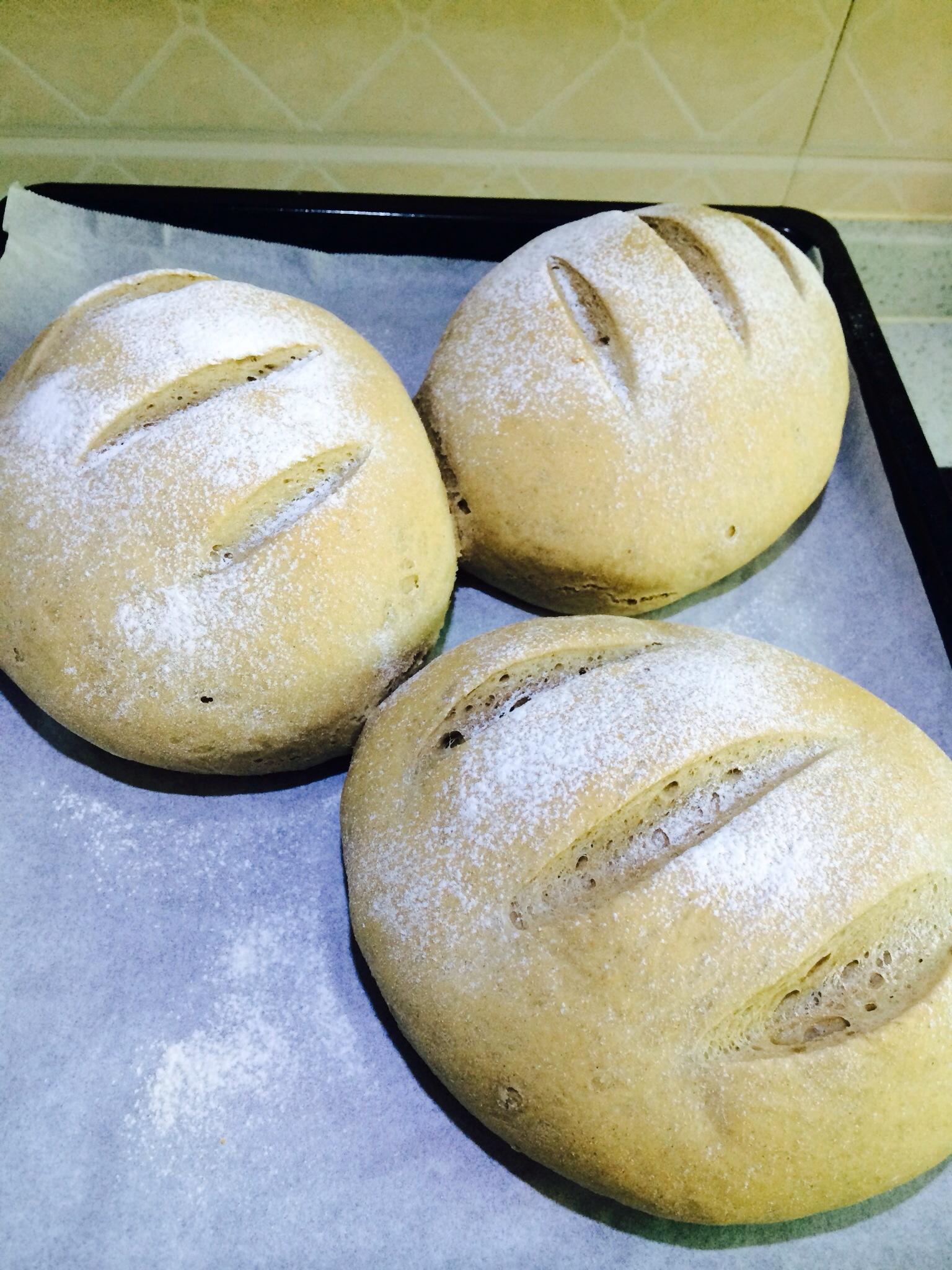 快手黑麦面包，低糖低脂版的做法 步骤4