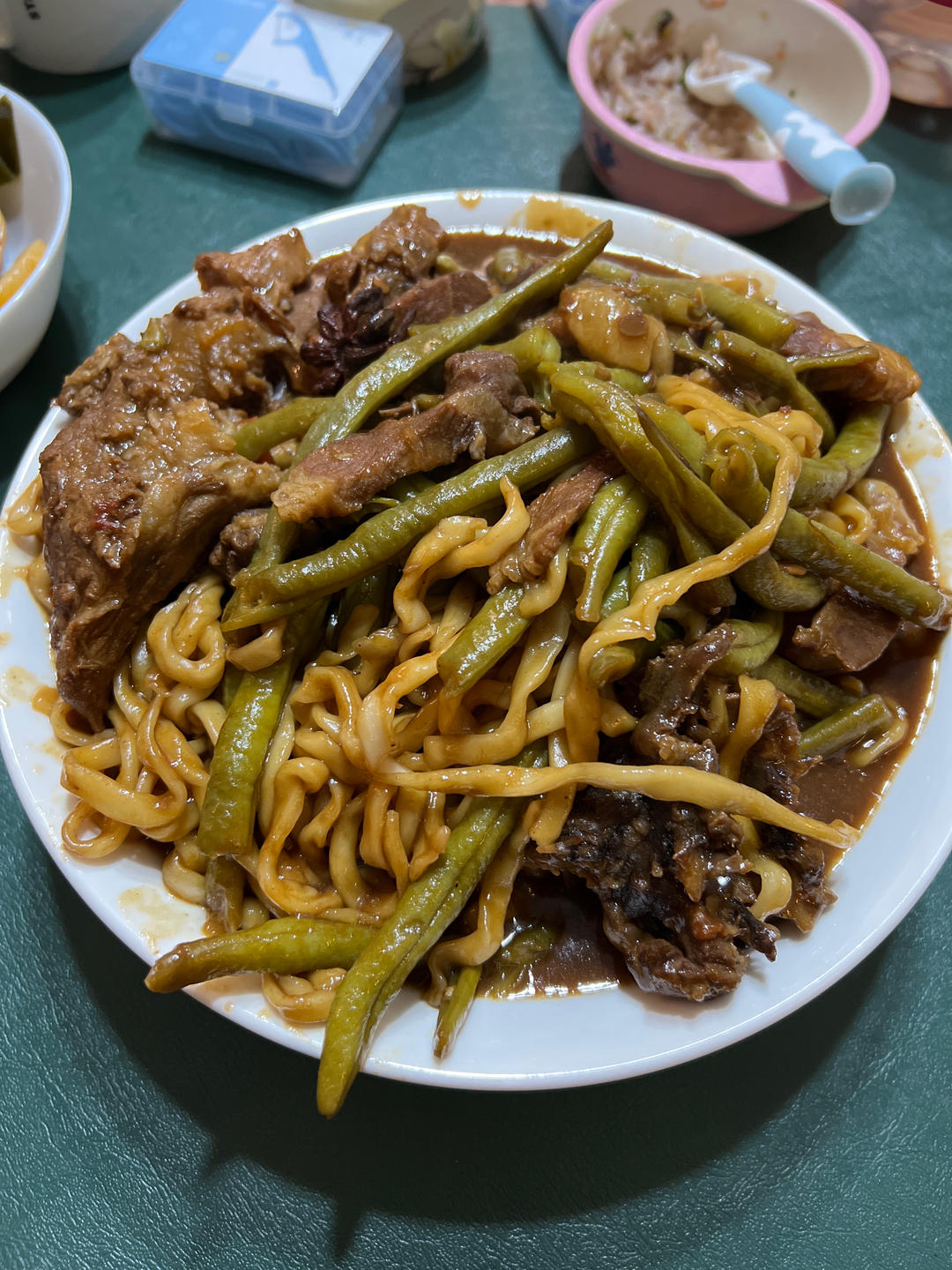 豆角焖面