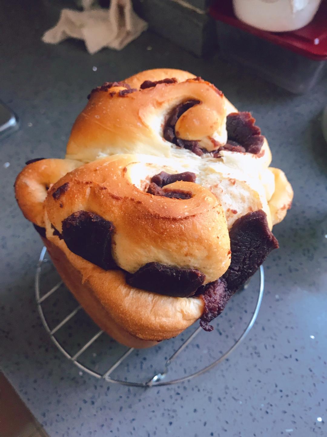 豆沙面包by松下面包机（升级版）