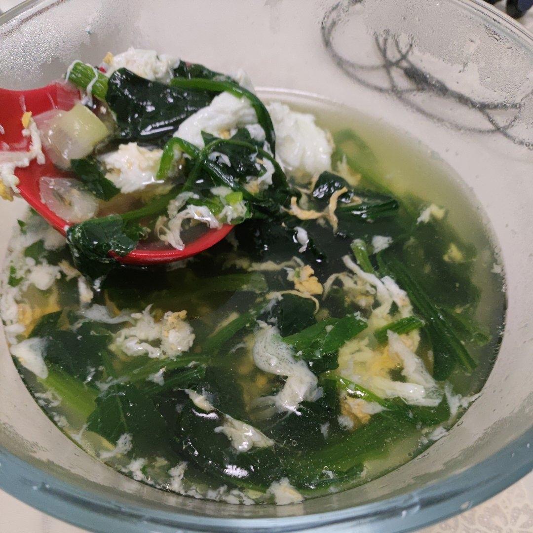 菠菜鸡蛋汤