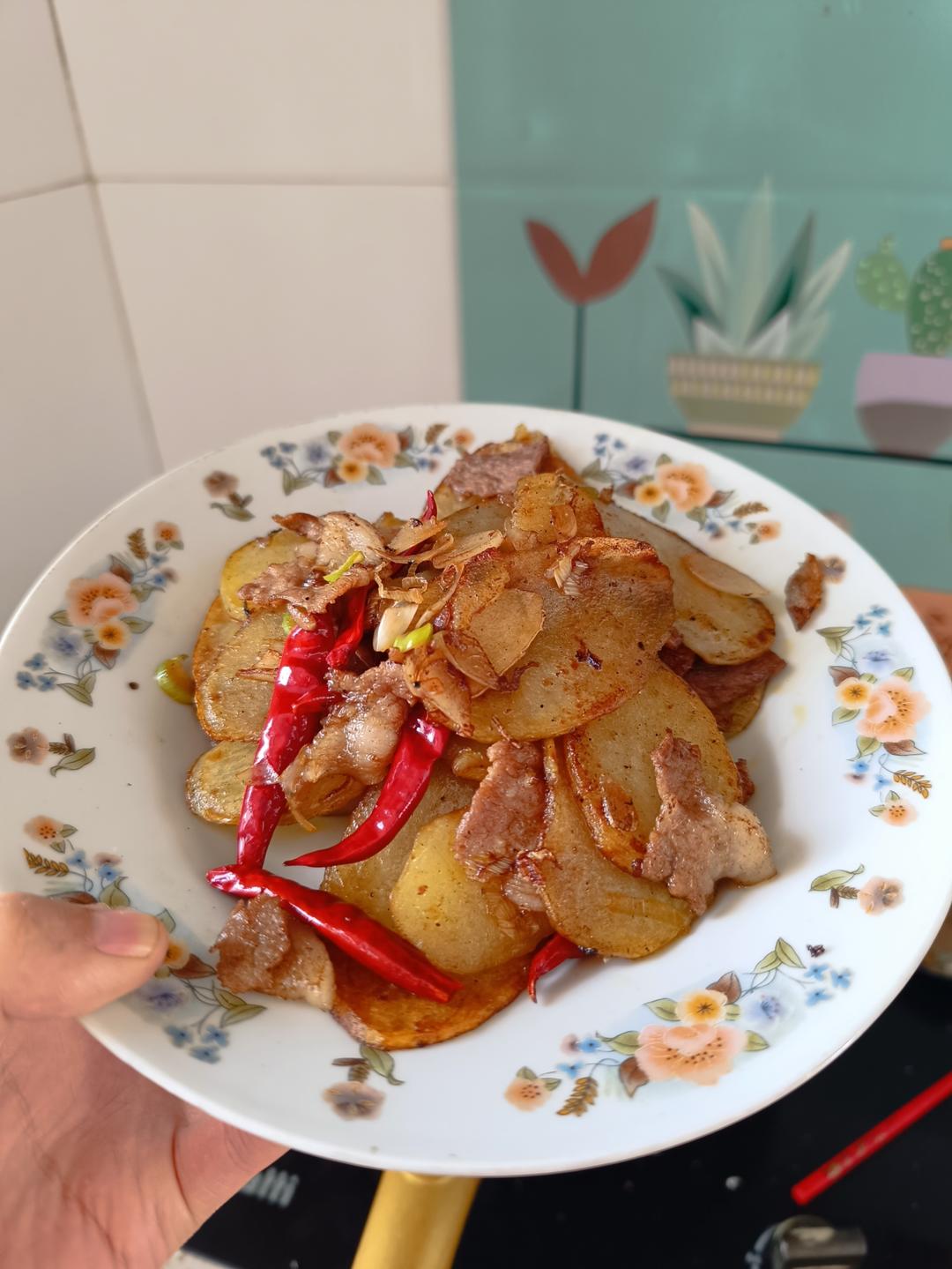 干锅土豆片