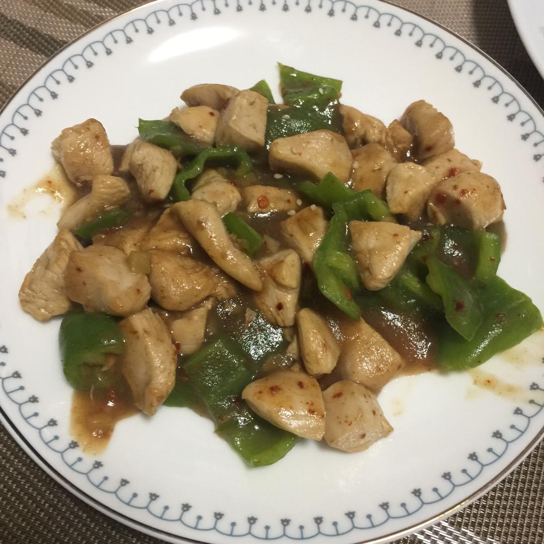 5分钟速食--青椒炒鸡脯
